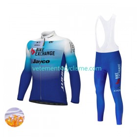 Homme Collant à Bretelles Hiver Thermal Fleece 2022 Team BikeExchange-Jayco N003